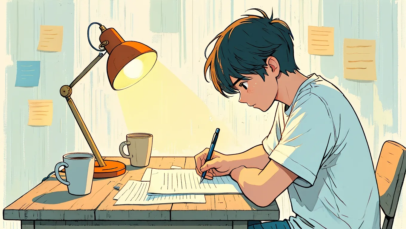 Founder writing a YC application late at night